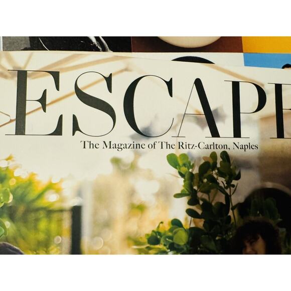 Ritz-Carlton Naples Florida Escape Magazine 2024 NEW Rare Ritz Naples Hotel Book - Picture 2 of 14